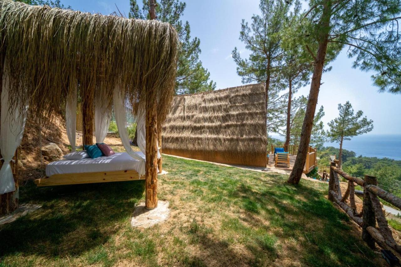 Faralya Tuz Apart Hotel Bagian luar foto