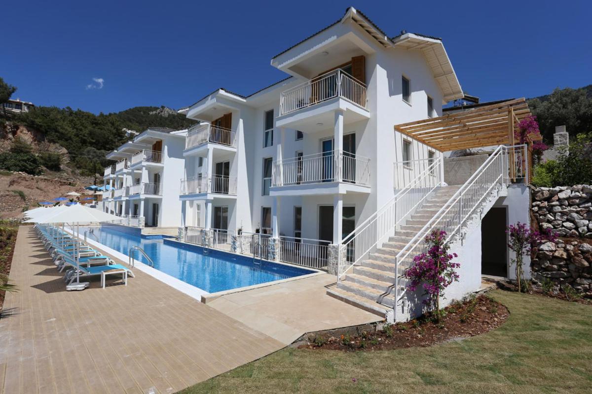 Faralya Tuz Apart Hotel Bagian luar foto